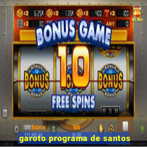 garoto programa de santos